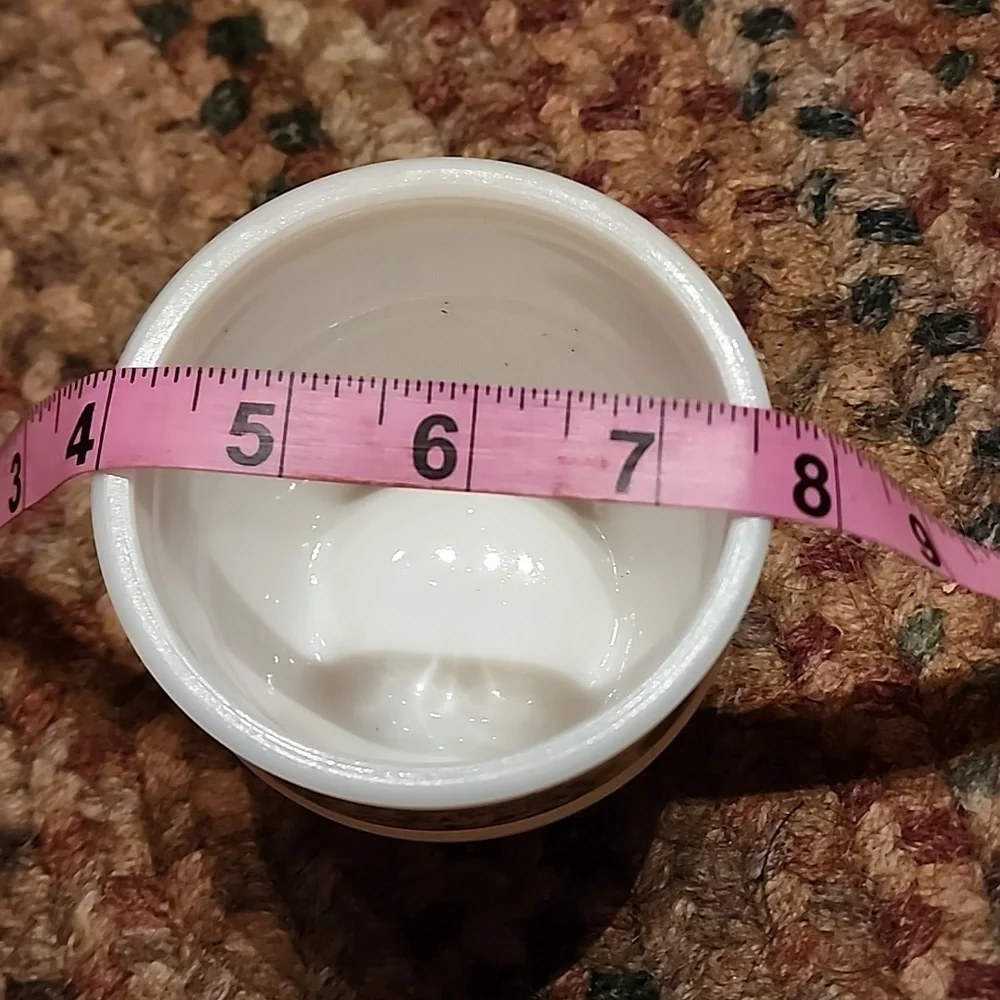 Vintage Avon Milk Glass Vanity Jar, Missing Lid